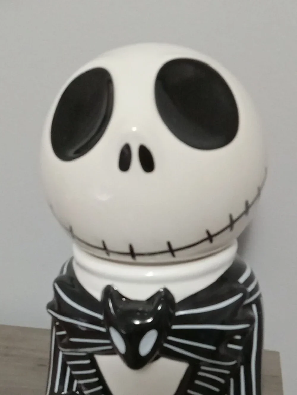 DISNEY Jack Skellington Ceramic Cookie Jar New